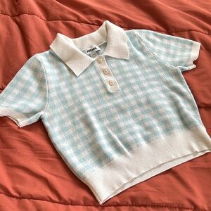 RSQ Gingham Polo